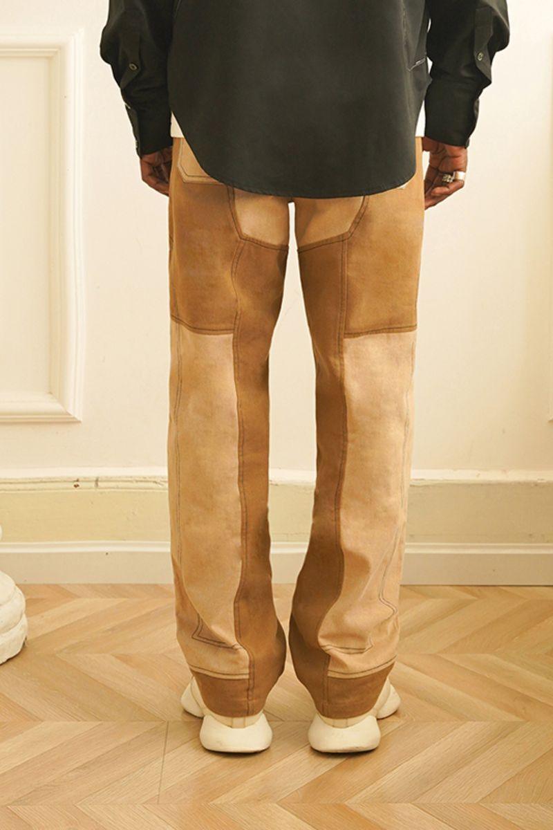 Empty Reference Stitched Embroidered Logo Trousers